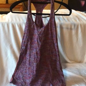 Lululemon multicolored striped tank top size 6